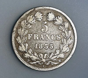France 5 Francs 1835 W KM# 749.13 VF - Picture 1 of 2