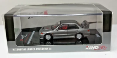 INNO64 MITSUBISHI LANCER EVOLUTION III GRIS METALIZADO I30 Foto 1 de 4