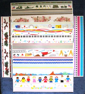 Mrs Grossman Vintage 15 Sheets 2x12" Design Line Collection *See Description* - Picture 1 of 1