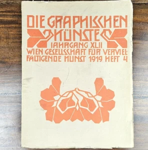 Die Graphischen Künste, 1919, Heft 4, Bossert, Lilly Steiner, Pauli, Rarität - Bild 1 von 13
