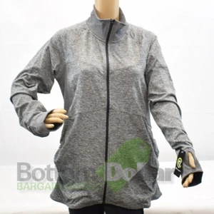 C9 Champion D9329 Women's Maternity Full Zip Track Jacket Ebony Heather (L) - Picture 1 of 2