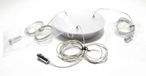 Viso 3MM.07.931 Cubie 3 Led Suspension Light, Chrome Metal Canopy (No Shades) - Picture 1 of 6