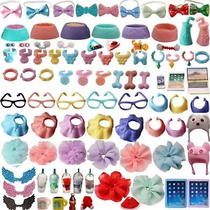 Accessori casuali LPS 25x vestiti colletto fiocco bevanda vestito per negozio di animali più piccoli - Foto 1 di 7