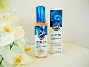 ENOUGH Ultra X10 Cover Up Collagen Foundation SPF50 + PA +++ #13 100ML - Picture 1 of 7