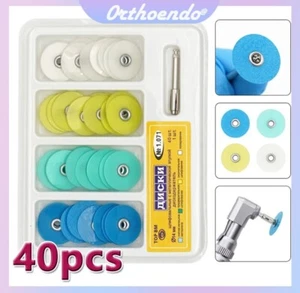 Dental Composite Finishing Polishing Discs 14mm Contouring Kit + 1*Bush Mandrel - Picture 1 of 17