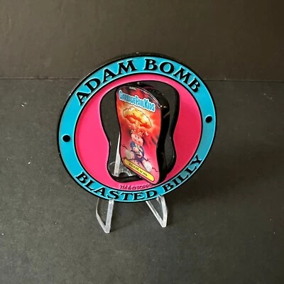 Moneda Desafío Billy Spinner Garbage Pail Kids Adam Bomb and Blasted Foto 1 de 3