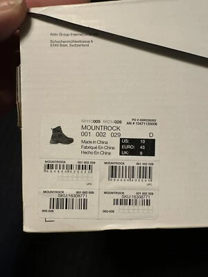 Aldo MOUNTROCK Zapatos Hombre Talla 10 Foto 1 de 4