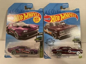 NEW Hot Wheels Speed Blur Series 64Chevy Chevelle SS 10/10 & Muscle Bound 8/10 - Picture 1 of 2