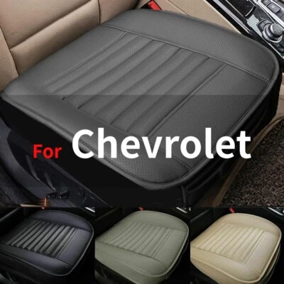 For Chevrolet Car Front Seat Cover PU Leather Half Full Surround Cushion Mat Pad Foto 1 de 4