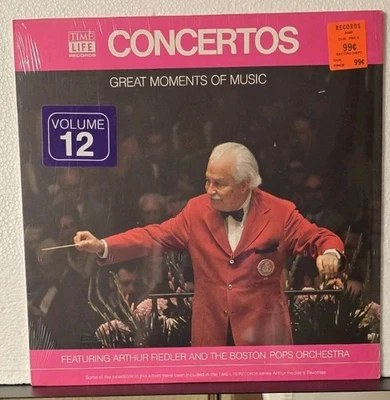 Time Life Concertos Great Moments of Music Aruthur Fiedler Stereo 7012 [SEALED] - Image 1 of 4