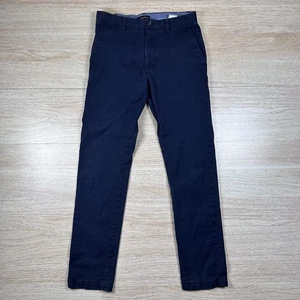 Banana Republic Men’s Fulton Skinny Chino Blue Pants Canvas Size 31x34 - Picture 1 of 7