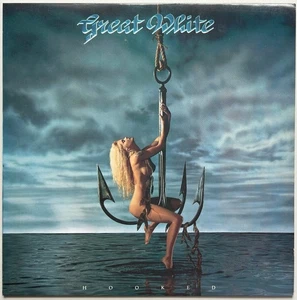 Great White – Hooked LP - Original 1991 Capitol + Inner EST 2138 EX Vinyl - Picture 1 of 6
