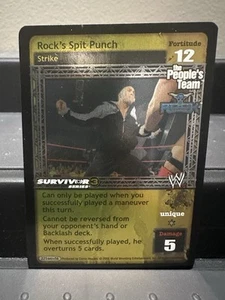 WWE WWF Raw Deal CCG- Rock’s Spit Punch - Picture 1 of 2