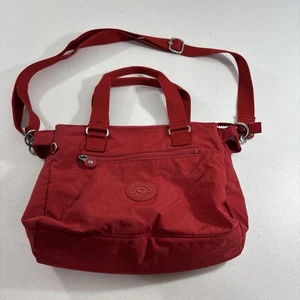 Sac bandoulière Kipling rouge synthétique nylon organisateur moyen GUC ! KI0094 - Photo 1/20