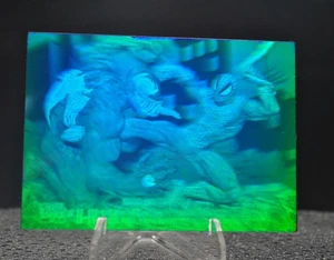 SPIDER-MAN VS VENOM 1993 MARVEL UNIVERSE SERIES IV  RARE HOLOGRAM INSERT #H-IV - Picture 1 of 3