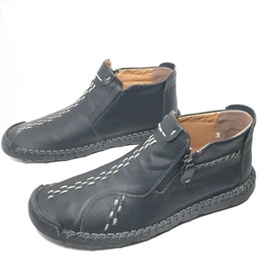 Stivali Govicta uomo casual in pelle rinascimentale, 100% CAOUTCHOUC, tag47, TAGLIA 12,5 - Foto 1 di 23