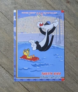 1996 Upper Deck Olympicard Looney Tunes #29 Diving Bugs Bunny Daffy Duck - Bild 1 von 7