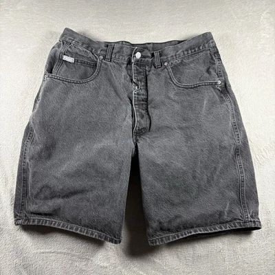 Vintage Guess Jeans Shorts Georges Marciano Men’s Size 34 Black Jorts USA #2467 - Image 1 of 4