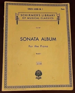 ÁLBUM SONATA Para el Piano Libro 1 Biblioteca Schirmer Vol. 329 clásicos musicales - Imagen 1 de 18