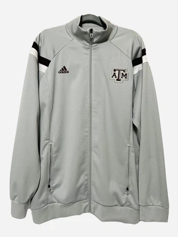Adidas Texas A&M Aggies Size 58 Full Zip NCAA Anthem Climalite Warmup Jacket Cover