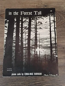 Im Wald groß Edna-Mae Burnam Clayton F Summy 1944 Vintage Noten - Bild 1 von 4