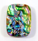 35 CT 100% NATURAL RAINBOW FIRE ABALONE SHELL RADIANT CABOCHON GEMSTONE CH=319