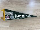 Vintage Harpers Ferry WVa feutre fanion drapeau état voyage souvenir de collection