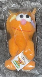 Vintage Sesame Street Kelloggs Mini Beans 4" Plush Toy with Tags Zoe 1999 New - Picture 1 of 3
