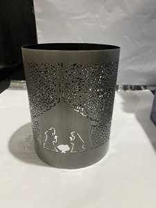 Scentsy Krippenwärmer Halstuch Weihnachten Jesus Maria volle Größe Silhouette - Bild 1 von 5
