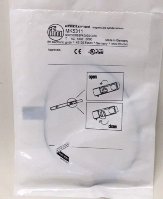 IFM Efector MK5311 Cylinder Sensor MKC3028BBPKG/G/0,3/AS - Image 1 of 4