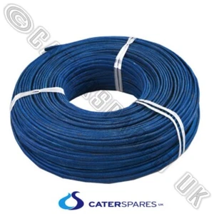 4MM BLUE HIGH TEMPERATURE FIBREGLASS WIRE 40A HEAT RESISTANT CABLE PER METER - Picture 1 of 3