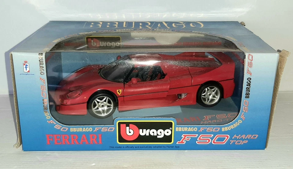 FERRARI F50 HARD TOP 1995 COD.3362 BURAGO SCALA 1/18 - Immagine 1 di 1