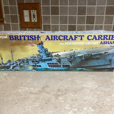 Revell 1:720 #H312 Ark Royal British Aircraft Carrier W/Destroyer escort - Image 1 of 2