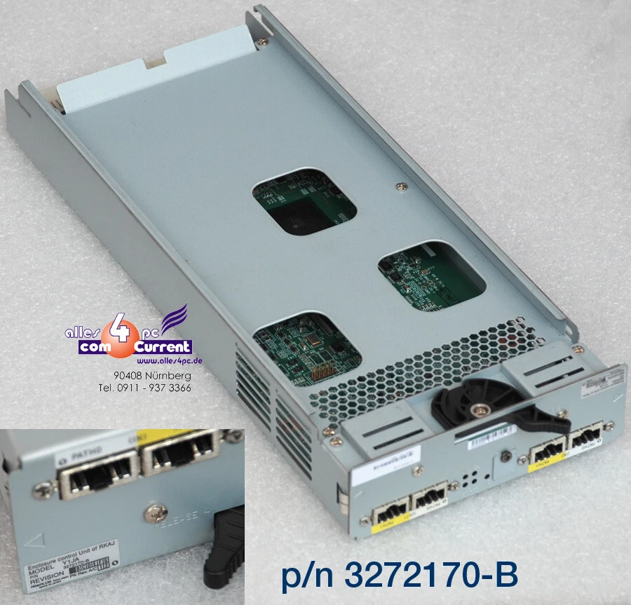 HDS HITACHI Y1JA 3272170-B ENCLOSURE CONTROL UNIT RKAJ CONTROLLER v. DS  - Image 1 of 1