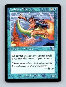 Magic The Gathering MTG Vodalian Mystic (Silver) Apocalypse Card 2001 - Picture 1 of 2