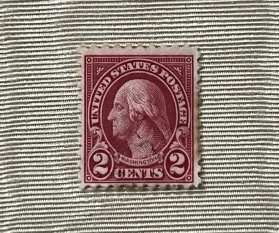 1924 GEORGE WASHINGTON~2 CENT STAMP~ CARMINE DEEP RED~PERFORATED - Image 1 of 4