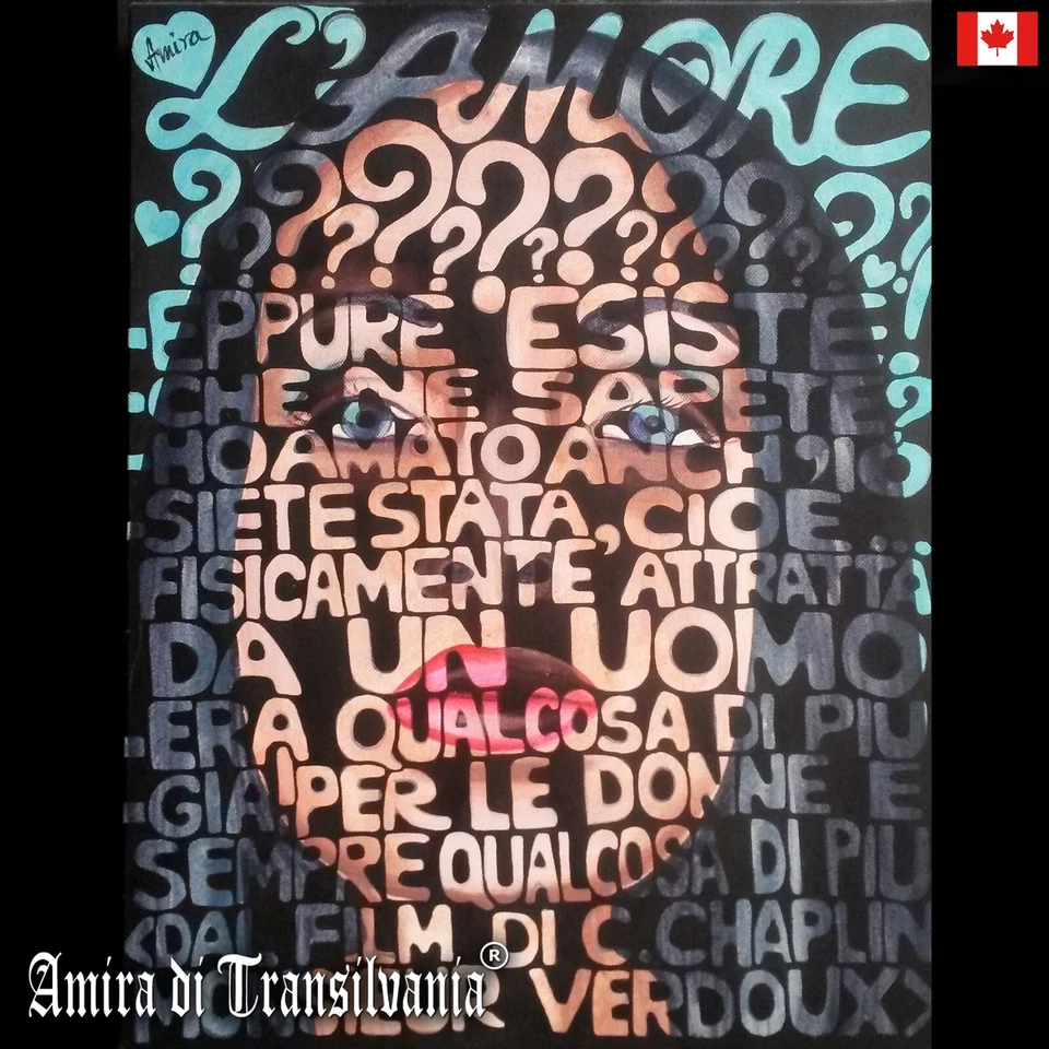 pintura arte pop moderno contemporáneo decorativo decoración del hogar mujer retrato belleza Foto 1 de 4