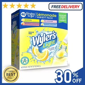 Wyler's Light Singles to Go Powder Packets Water Drink Mix Variety Pack - Picture 1 of 14
