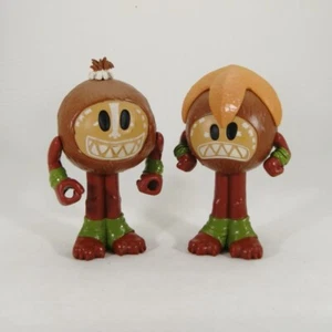 (2) Kakamora Pirate Coconut Warrior Figure Maraca Music Instrument Disney Moana - Picture 1 of 4