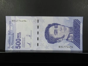 Venezuela 500,000 Bolivares 2020 Banknote Z1703 - Picture 1 of 2