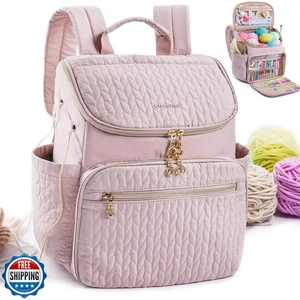 MYBAGZING Knitting Bag Backpack, Large Crochet Backpack - Crochet - Picture 1 of 5