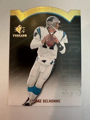 2009 SP Threads SP Superstar Die-Cuts Jake Delhomme #AP42 - Jacksonville Jaguars - Image 1 of 4