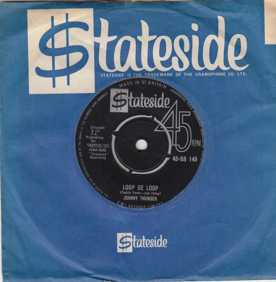JOHNNY THUNDER *LOOP DE LOOP*  UK STATESIDE ROCK FUNK R&B EX - Image 1 of 1