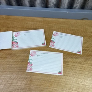 VTG 38 Blank Recipe Cards 4”x6” Blank Strawberry Apple Deborah Mallow Farmhouse - Picture 1 of 7