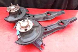 94-01 ACURA INTEGRA REAR BRAKE KNUCKLE SPINDLE SET WITH HUBS ABS ARMS X2 OEM - Picture 1 of 9