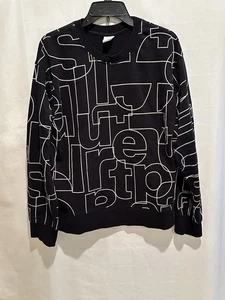 Vintage Sports Illustrated Black Graphic Sweatshirt Men’s Small Cotton Blend - Picture 1 of 8