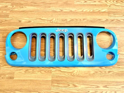 2007-2018 Jeep Wrangler JK Grille OEM Blue Foto 1 de 4