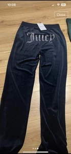 Juicy Velvet Bottoms Navy Brand New with Tags - Picture 1 of 3