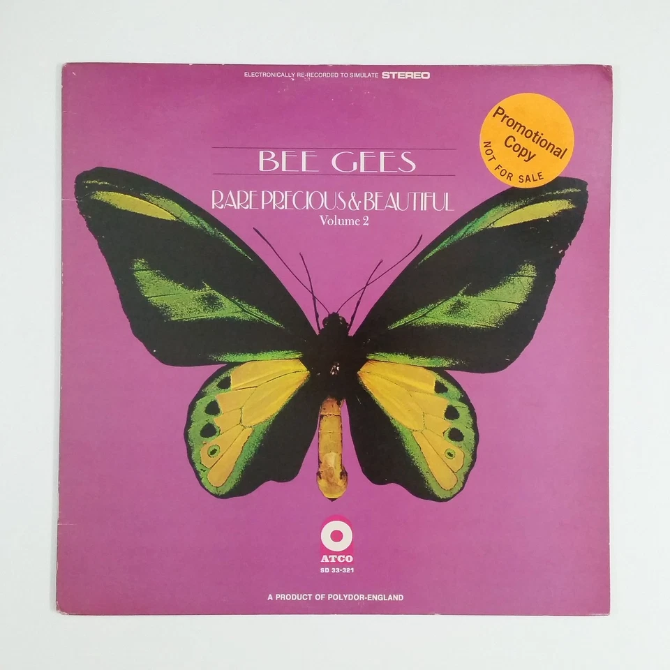 BEE GEES Rare Precious & Beautiful Vol 2 SD33321 WLPromo LP Vinyl VG++ Cover VG+ - Image 1 of 3