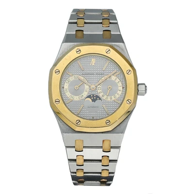 Reloj de Colección Audemars Piguet Royal Oak Día-Fecha Fase Lunar 36 mm Oro 18k Acero Foto 1 de 4